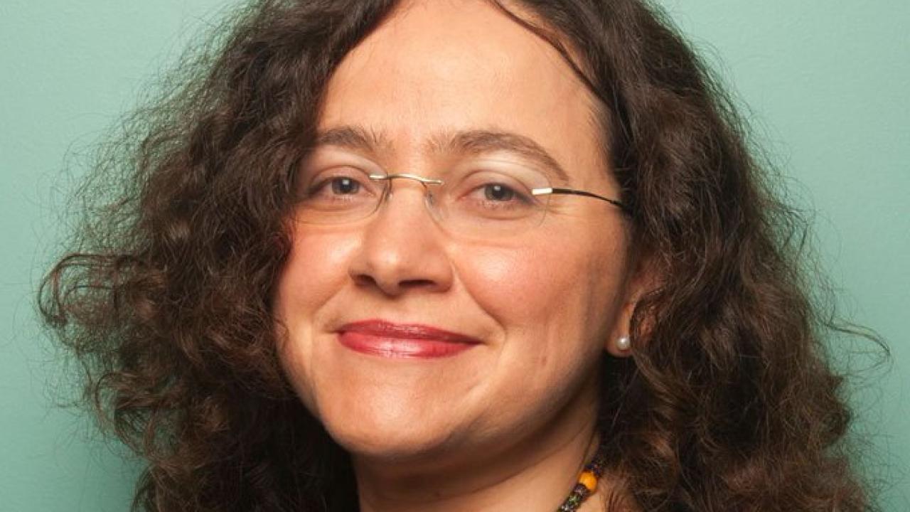 Vazquez holds a joint appointment in the Department of Mathematics (College of Letters and Sciences) and the Department of Microbiology and Molecular Genetics (College of Biological Sciences). Courtesy photo Mariel Vazquez