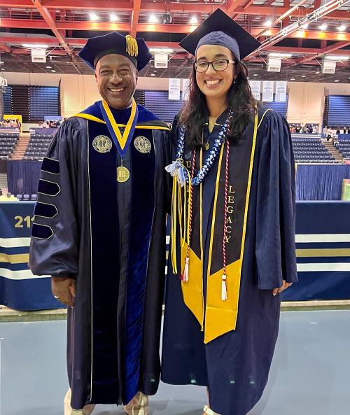 Meera and Chancellor May
