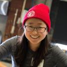 Marine biology Ph.D. student Grace Ha answers questions during an open lab tour at UC Davis’ Bodega Marine Laboratory, during the lab’s 50th anniversary celebration in September 2016. David Slipher/UC Davis 
