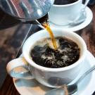 Coffee pouring into mug
