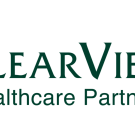 Logo for ClearView Healthcare Partners, featuring the company name in bold dark green text with “Healthcare Partners” below in smaller font.